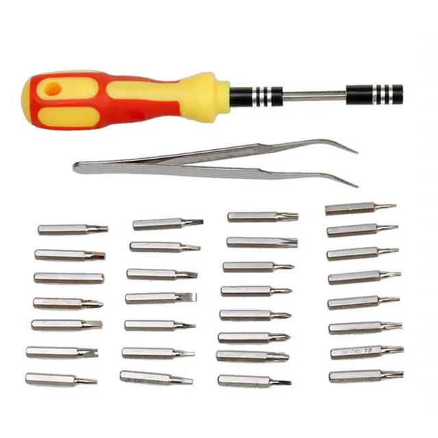 33 in 1 Precision Screwdriver Kit Slotted Torx Hex Triangle DIY Repair Tools Set