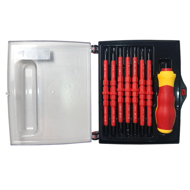 8PCS Screwdriver Bit Set For Electrical Insulated Kit Household Repair Tools