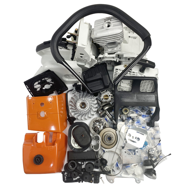 Complete Aftermarket Repair Parts For Holzfforma G466 STIHL MS460 046 Chainsaw Engine Crankcase Gas Fuel Tank Ignition Coil Crankshaft Carburetor Cylinder Piston Recoil Starter Muffler Aftermarket Stihl MS 460 046 Parts