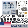 US STOCK - 92IN1 Screws Bolts Nuts Clips Chain Tensioner Tank Vent Starter Kit With Complete Rubber Carburetor Gasket Brake Hardware Set Inner Side Plate Bar Stub Combo For MS660 066 Chainsaw 2-4 Days Delivery Time Fast Shipping For US Customers Only