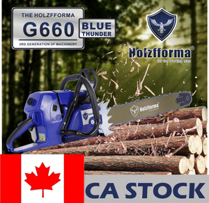 CA STOCK - Holzfforma® 92cc Blue Thunder G660 MS660 066 Gasoline Chain Saw Power Head Without Guide Bar and Chain 2-4 Days Delivery Time Fast Shipping For CA Customers Only