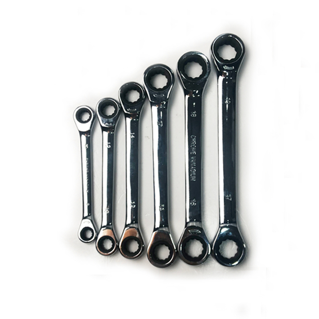 8mm-19mm Durable Ring Ratchet Spanner Ratchet Wrench Ratcheting Spanner