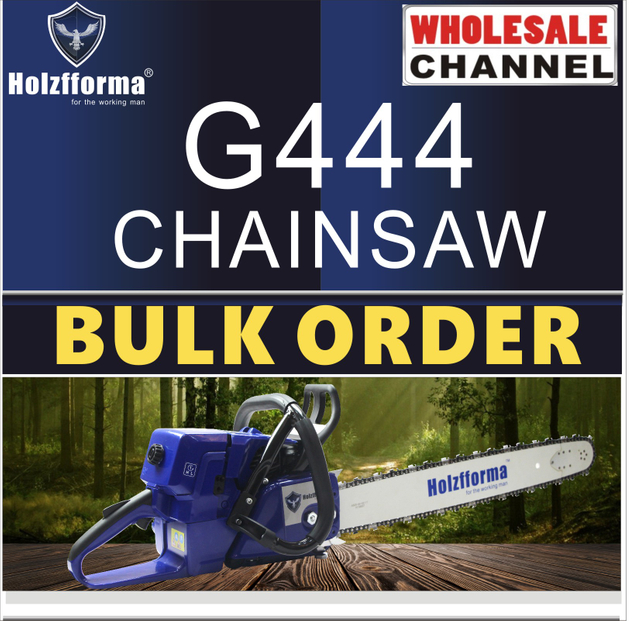 10 SAW BULK ORDER(Minimum Order Quantity 10 units) 70.7cc Holzfforma® Blue Thunder G444 Gasoline Chain Saws Power Head Without Guide Bar and Chain By Farmertec All parts are For MS440 044 Chainsaw
