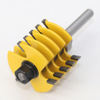 8mm Shank 2 Teeth Adjustable Finger Joint Router Bit Tenon Cutter Industrial Grade For Wood Tool