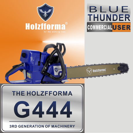 shoma 71cc Holzfforma® Blue Thunder G444 Gasoline Chain Saw Power
