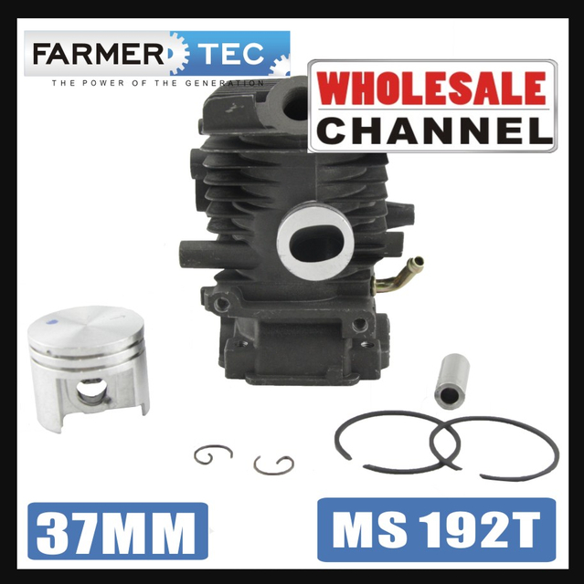 Farmertec® 20 Cylinder Kits Bulk Order 37MM Cylinder Piston Kit For Stihl Chainsaw MS192T MS192TC MS192T-Z 1137 020 1203, 1137 020 1201