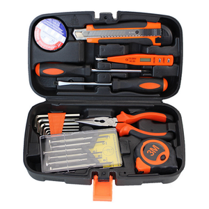 22pcs Screwdriver Measuring Insulating Tape Nipper Pliers Knife Wrench Household Combination Kit Hardware Toolbox Wide Application Hand Tool