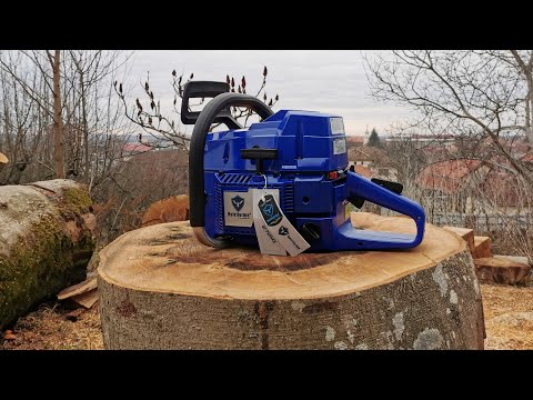 Holzfforma G288 87cc, 6HP - new chainsaw from FarmerTec (first start/cuts, big wood cut and more...)