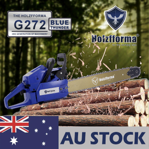 AU STOCK only to AU ADDRESS - 72cc Holzfforma® G272 Gasoline Chain Saw Power Head With Genuine Walbro Carburetor and Ignition Coil Without Guide Bar and Chain By Farmertec All Parts Are For HUSQ 61 268 272 XP Chainsaw 2-4 Days Delivery Time Fast Shipping For AU Customers Only
