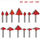 6mm Shank 60° 90° 120° 150°V Type Groove Flush Trim Router Bit Chuck Trimming Engraving Milling Cutter
