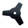 3T Mower Trimmer Blade (Arbor 25.4MM / Diameter 255MM) For Stihl Husqvarna Homelite Honda Robin Yamaha Sindaiwa McCulloch Solo Dolmar Tanaka Red Max Sears Grass String Trimmer Brush Cutter
