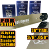 Holzfforma® Pro 36inch 3/8 .050 114DL Solid Guide Bar & Standard Chain & Ripping Chain & Skip Chain Combo For Stihl MS360 MS361 MS362 MS380 MS390 MS440 MS441 MS460 MS461 MS660 MS661 MS650 Chainsaw