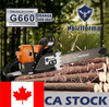 CA STOCK - 92cc Holzfforma® G660 Gasoline Chain Saw Power Head Without Guide Bar and Chain Top Quality By Farmertec All parts are For MS660 066 Chainsaw 2-4 Days Delivery Time Fast Shipping For CA Customers Only