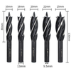 3pcs 16mm/18mm/20mm/22mm/25mm 4 Flute Wood Fast Cutting Auger Drill Bit Set For Wood Cutter Carpenter Joiner Woodworking Tools