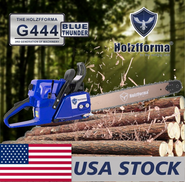 US STOCK - Holzfforma® 71CC Blue Thunder G444 MS440 044 Gasoline Chain Saw Power Head Normal Handle Bar Without Guide Bar and Chain 2-4 Days Delivery Time Fast Shipping For US Customers Only