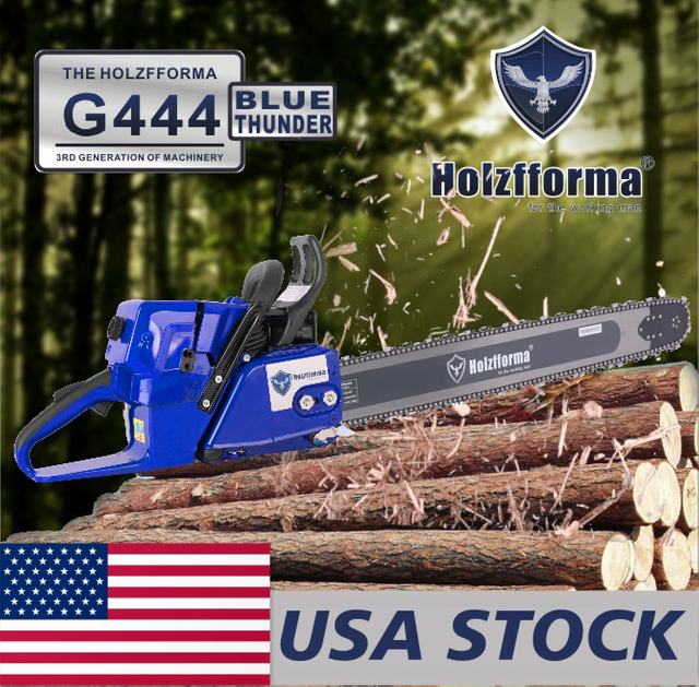 US STOCK - Holzfforma® 71CC Blue Thunder G444 MS440 044 Gasoline Chain Saw Power Head Normal Handle Bar Without Guide Bar and Chain 2-4 Days Delivery Time Fast Shipping For US Customers Only