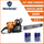 Holzfforma 92CC G660 Gas Chainsaw Power Head With 42" Guide Bar Standard Ripping Skip Chain For MS660 066