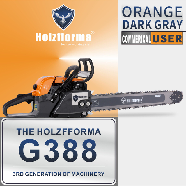 72cc Holzfforma® G388 Gasoline Chain Saw Power Head Only Without Guide Bar and Saw Chain All Parts Are For 038 038 AV 038 MS380 MS381 MAGNUM Chainsaw