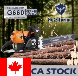CA STOCK - 92cc Holzfforma® G660 Gasoline Chain Saw Power Head Without Guide Bar and Chain Top Quality By Farmertec All parts are For MS660 066 Chainsaw 2-4 Days Delivery Time Fast Shipping For CA Customers Only