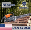 US Stock - 105cc Holzfforma® Orange Dark Gray G070 Gasoline Chain Saw Power Head Only Without Guide Bar and Saw Chain All Parts Are For 070 090 MAGNUM Chainsaw