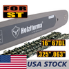 US STOCK - Holzfforma® 16 inch Guide Bar & Saw Chain Combo .325 .063 67DL For Stihl 024 026 028 029 030 031 032 034 036 039 040 041 042 044 045 046 048 056 064 066 MS290 MS291 MS310 MS311 MS341 MS360 MS361 MS362 MS390 MS391 MS440 MS441 MS460 Chainsaw 2-4 Days Delivery Time Fast Shipping For US Customers Only