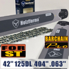 Holzfforma® 42 Inch .404 .063 125Drive Links Guide Bar & Full Chisel Saw Chain Combo For Stihl 088 MS880 070 090 084 076 075 051 050 Chainsaw