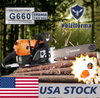 US STOCK - 92cc Holzfforma® G660 Gasoline Chain Saw Power Head Without Guide Bar and Chain Top Quality By Farmertec All parts are For MS660 066 Chainsaw 2-4 Days Delivery Time Fast Shipping For US Customers Only