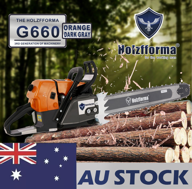 AU STOCK - 92cc Holzfforma® G660 Gasoline Chain Saw Power Head With 36inch Guide Bar and Three Chains For MS660 066 Chainsaw 2-4 Days Delivery Time Fast Shipping For AU Customers Only