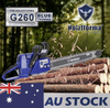 AU STOCK only to AU ADDRESS - 50.2cc Holzfforma® Blue Thunder G260 Gasoline Chain Saw Power Head Without Guide Bar and Chain Top Quality By Farmertec All Parts Are For Stihl MS260 026 MS240 024 Chainsaw 2-4 Days Delivery Time Fast Shipping For AU Customers Only