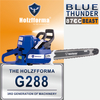 87cc Holzfforma® Blue Thunder G288 Gasoline Chain Saw Power Head Without Guide Bar and Chain Top Quality By Farmertec All parts are For Husqvarna 288 Chainsaw