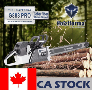 CA STOCK-122cc Holzfforma® G888 Gasoline Chain Saw Power Head No Guide Bar and Chain Produced By Farmertec All parts fit MS880 088 Chainsaw 2-4 Days Delivery Time Fast Shipping For CA Customers Only