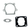 Exhaust Cylinder Crankcase Gasket For Stihl FS400 FS450 FS480 Brush Cutter