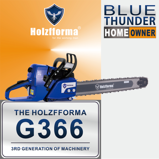 59cc Holzfforma® Blue Thunder G366 Gasoline Chain Saw Power Head Only Without Guide Bar and Saw Chain Parts Are For MS361 Chainsaw
