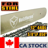 CA STOCK - Holzfforma® 12Inch 3/8 LP .050 44DL Bar Chain Combo For Stihl Chainsaw MS200 MS200T 020T MS170 MS180 MS181 MS190 MS191T MS192T MS210 MS211 MS230 MS250 017 018 020 021 023 025 Chainsaw 