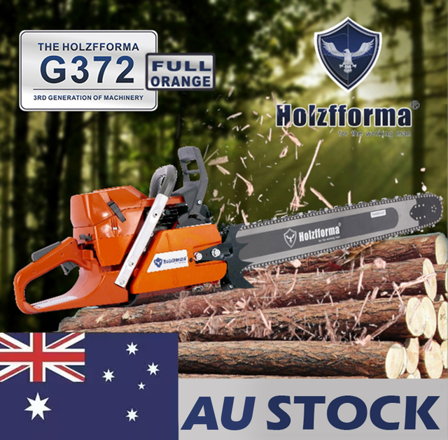 AU STOCK - 71cc Holzfforma® G372 Gasoline Chain Saw Power Head 50mm Bore With 28inch Guide Bar and Chain For Husqvarna 372XP Chainsaw 2-4 Days Delivery Time Fast Shipping For AU Customers Only