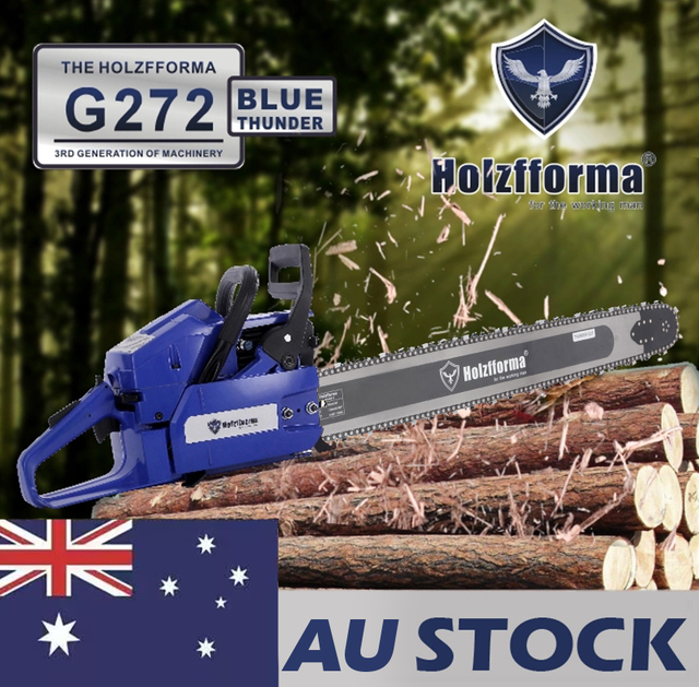 AU STOCK only to AU ADDRESS - 72cc Holzfforma® G272 Gasoline Chain Saw Power Head With Genuine Walbro Carburetor and Ignition Coil Without Guide Bar and Chain By Farmertec All Parts Are For HUSQ 61 268 272 XP Chainsaw 2-4 Days Delivery Time Fast Shipping For AU Customers Only