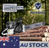 AU STOCK only to AU ADDRESS - 92cc Holzfforma G660 PRO Top Grade Chainsaw Power Head With Walbro Carburetor Italy Tech Nikasil Cylinder Meteor Piston Caber Ring NGK Plug Tank Protective Guard Wrap Around Handle Bar Larger and Stronger Sprocket Cover 2-4 Days Delivery Time Fast Shipping For AU Customers Only