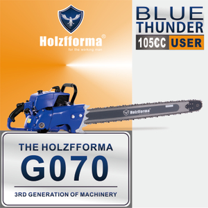 105cc Holzfforma® Blue Thunder G070 Gasoline Chain Saw Power Head Only Without Guide Bar and Saw Chain All Parts Are For 070 090 MAGNUM Chainsaw