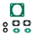 Cylinder Carburetor Gasket Oil Seal For Stihl FS45 FS55 Brush Cutter