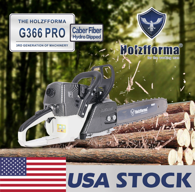US STOCK -59cc Holzfforma® G366PRO Gasoline Chain Saw Power Head With Walbro Carburetor Italy Tech Nikasil Cylinder PRO 2-4 Days Delivery Time Fast Shipping For US Customers Only