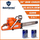 Holzfforma G395 93.6cc 4.6kw Gasoline Chainsaw With 3/8 .063 36inch 114DL Guide Bar With Standard Ripping Skip Chain