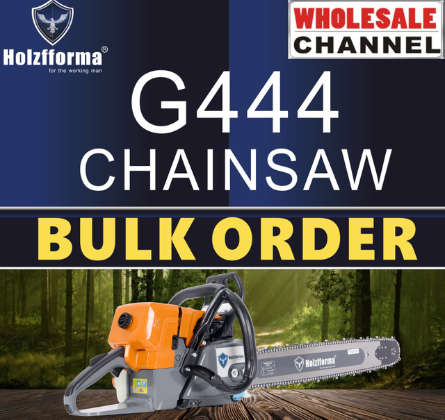 10 SAW BULK ORDER(Minimum Order Quantity 10 units) 70.7cc Holzfforma® G444 Gasoline Chain Saws Power Head Without Guide Bar and Chain By Farmertec All parts are For MS440 044 Chainsaw