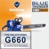 92cc Holzfforma® Blue Thunder G660 Gasoline Chain Saw Power Head Without Guide Bar and Chain Top Quality By Farmertec All parts are For MS660 066 Chainsaw