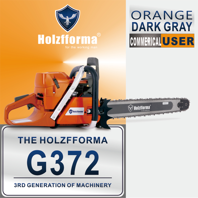 71cc Holzfforma® G372 Gasoline Chain Saw Power Head 50mm Bore Without Guide Bar and Chain Top Quality By Farmertec All Parts Are For Husqvarna 372XP Chainsaw With Wrap Around Handle Bar