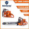 G372 71cc 4.0kw Gasoline Chainsaw With 3/8