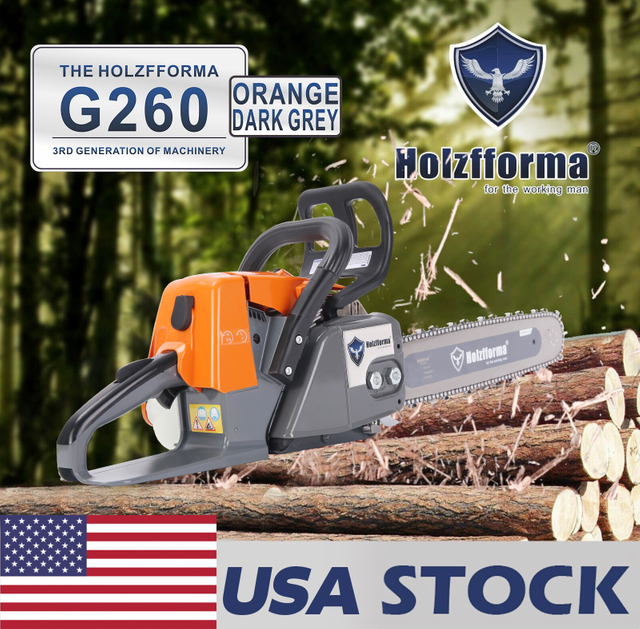US STOCK -50.2cc Holzfforma® G260 Gasoline Chain Saw Power Head No Bar and Chain Top Quality By Farmertec For Stihl MS260 026 MS240 024 Chainsaw 2-4 Days Delivery Time Fast Shipping For US Customers