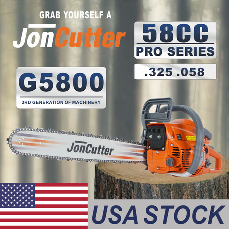 58cc JonCutter Gasoline Chainsaw Power Head Without Saw Chain and