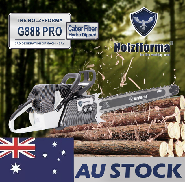 AU STOCK-122cc Holzfforma® G888 Gasoline Chain Saw Power Head No Guide Bar and Chain Produced By Farmertec All parts fit MS880 088 Chainsaw 2-4 Days Delivery Time Fast Shipping For AU Customers Only