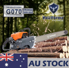 AU Stock - 105cc Holzfforma® Orange Dark Gray G070 Gasoline Chain Saw Power Head Only Without Guide Bar and Saw Chain All Parts Are For 070 090 MAGNUM Chainsaw