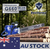 AU STOCK only to AU ADDRESS - Holzfforma® 92CC Blue Thunder G660 MS660 066 Gasoline Chain Saw Power Head Without Guide Bar and Chain 2-4 Days Delivery Time Fast Shipping For AU Customers Only